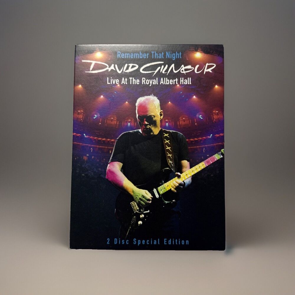 David Gilmour Remember That Night Live Royal Albert Hall 2-Disc DVD